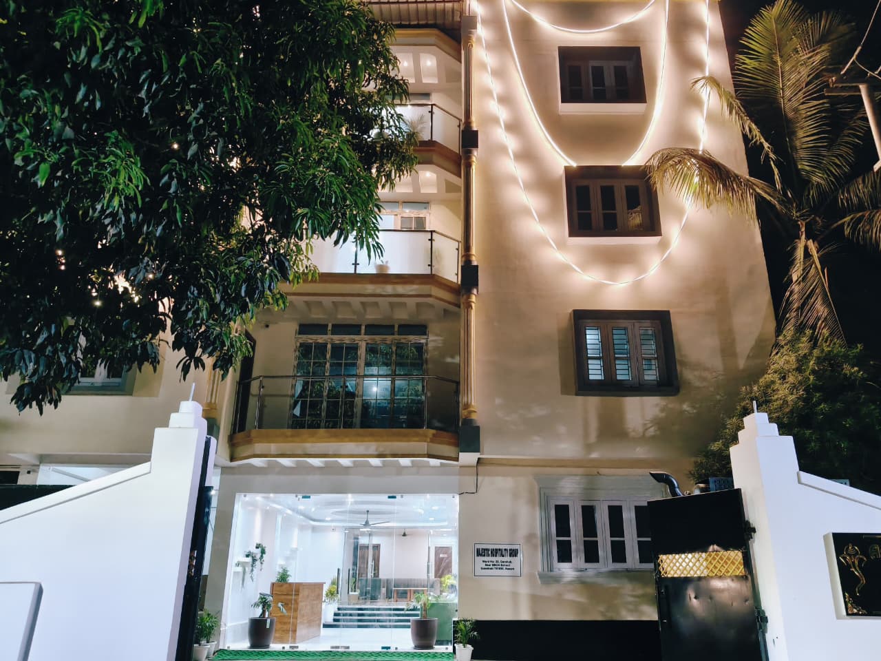 Front view of Majestic Inn, Guwahati